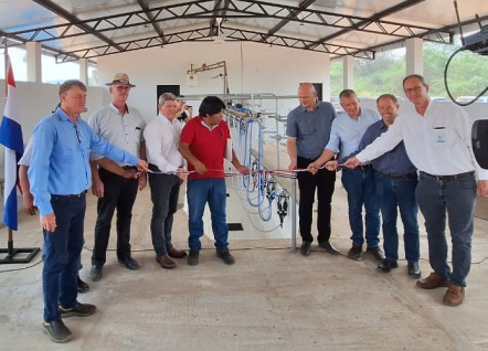 Inauguración del nuevo tambo en el centro de capacitación agrícola &quot;La Huerta&quot;