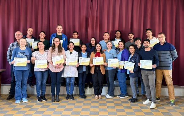 Los participantes de la capacitación