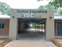 Entrada del Centro Educativo ASCIM
