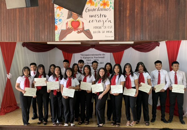 Clausura del año lectivo 2023 en el Colegio Indígena Yalve Sanga