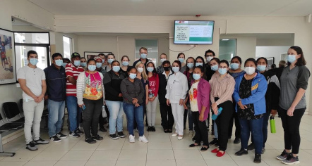 Personal del Dpto. de Salud de la ASCIM visita al Hospital Regional de Encarnación