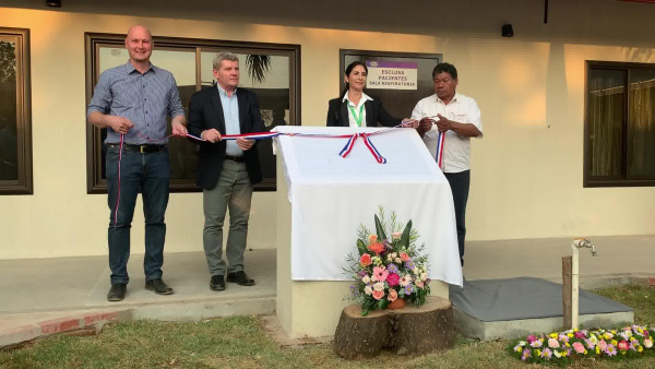 Acto de inauguración del Sanatorio ASCIM